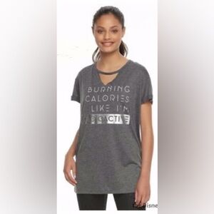 Her Universe Marvel Hero Elite Spider-man Athletic Workout Top Size M Gray